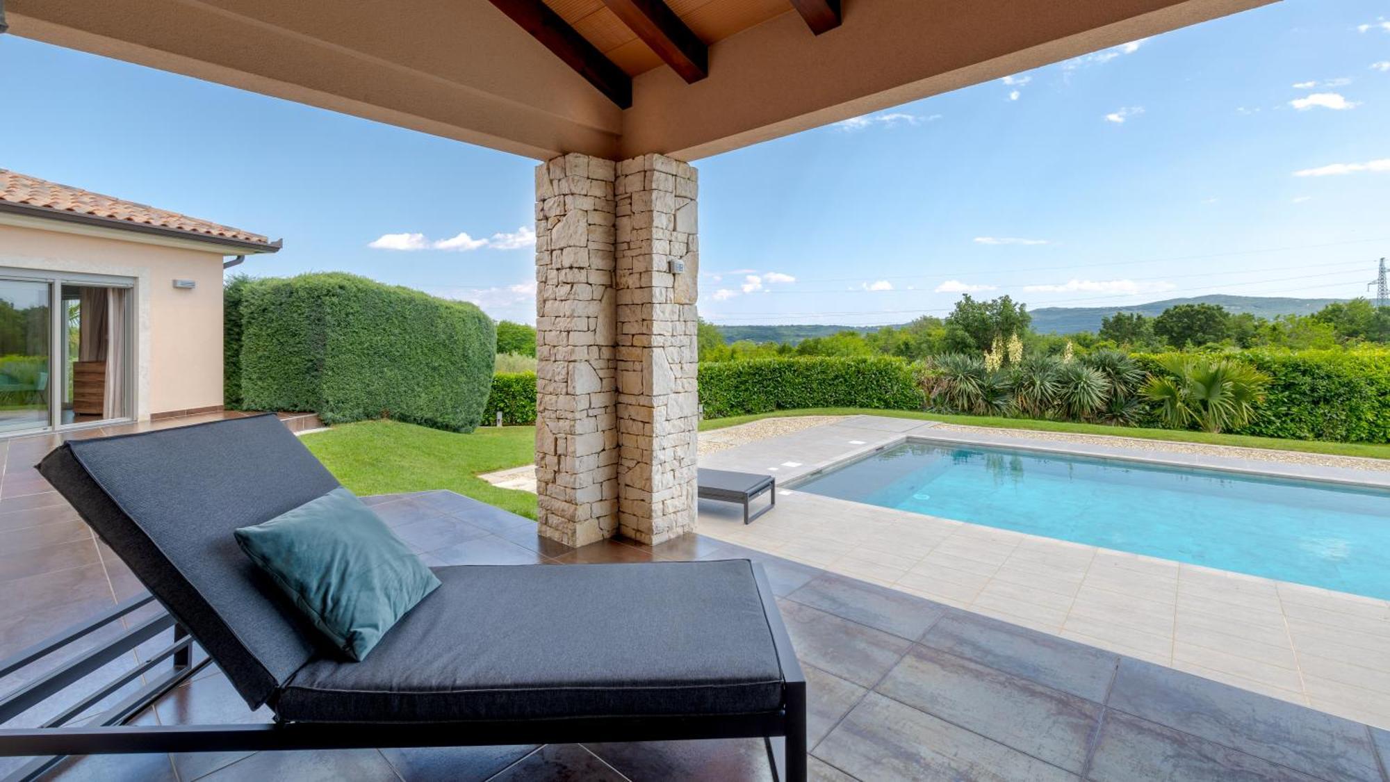 Villa Labin In Zartinj - Luxury Privacy Heated Pool With Auto Cover Екстериор снимка