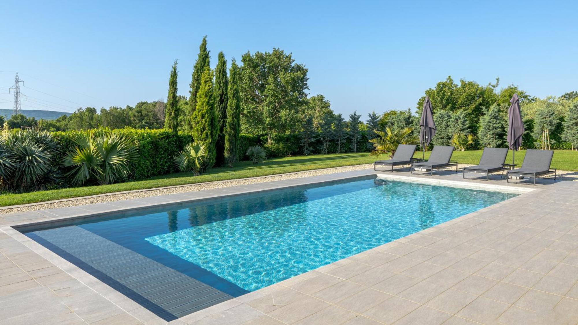 Villa Labin In Zartinj - Luxury Privacy Heated Pool With Auto Cover Екстериор снимка