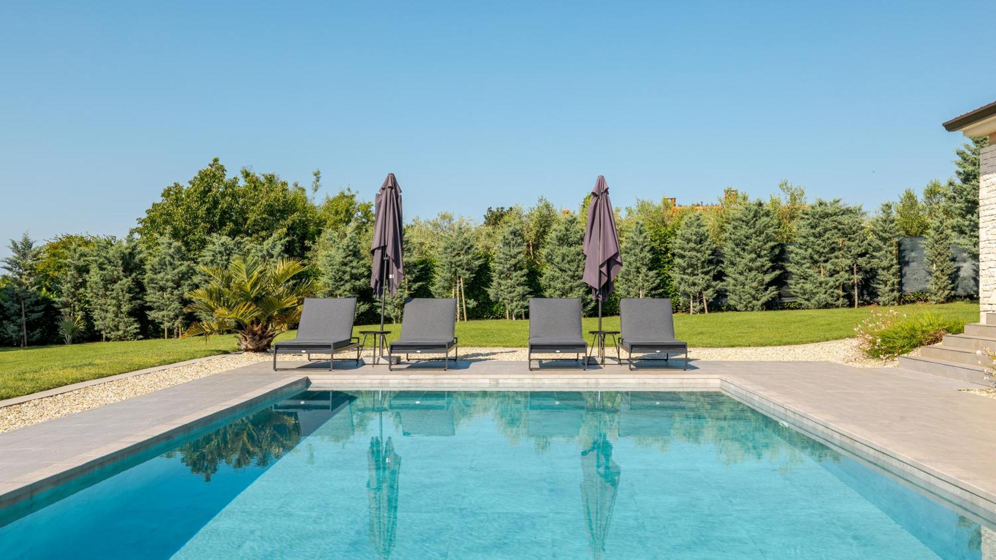 Villa Labin In Zartinj - Luxury Privacy Heated Pool With Auto Cover Екстериор снимка