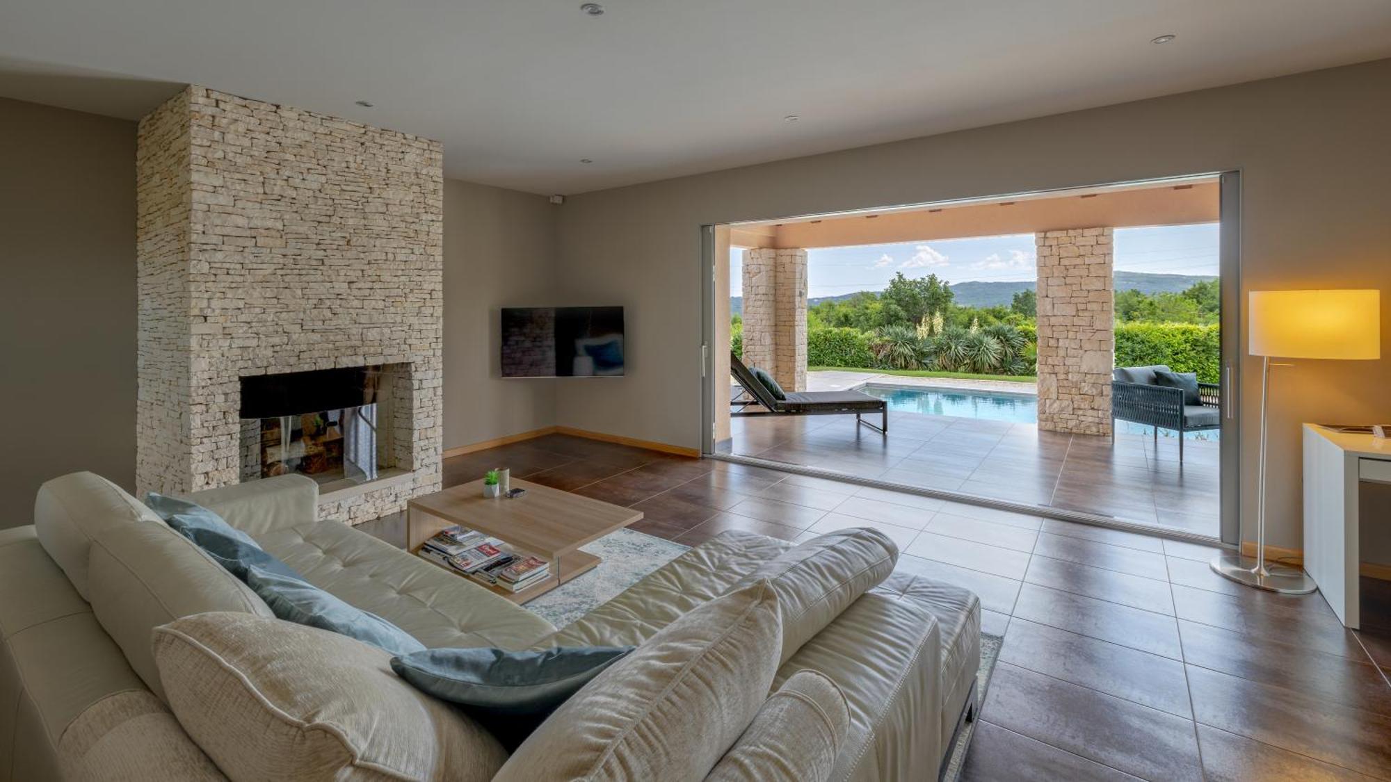 Villa Labin In Zartinj - Luxury Privacy Heated Pool With Auto Cover Екстериор снимка