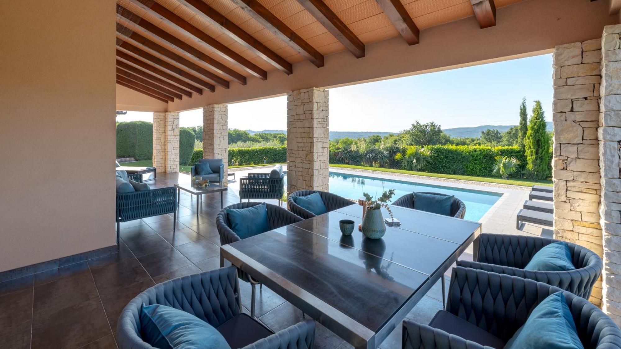 Villa Labin In Zartinj - Luxury Privacy Heated Pool With Auto Cover Екстериор снимка